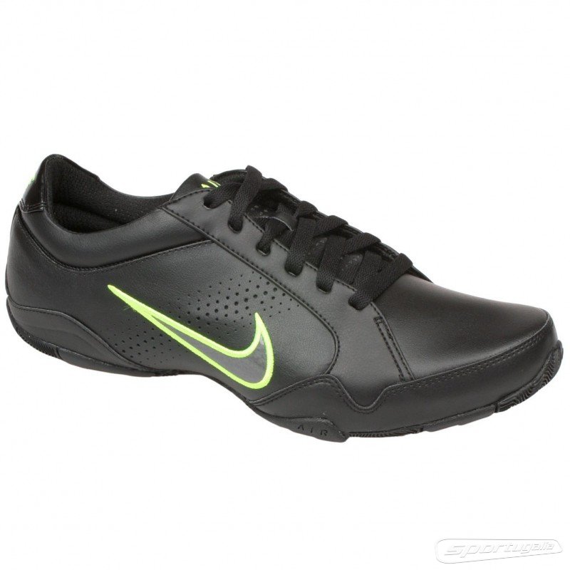 Беговые черные кроссовки Nike из натуральной кожи