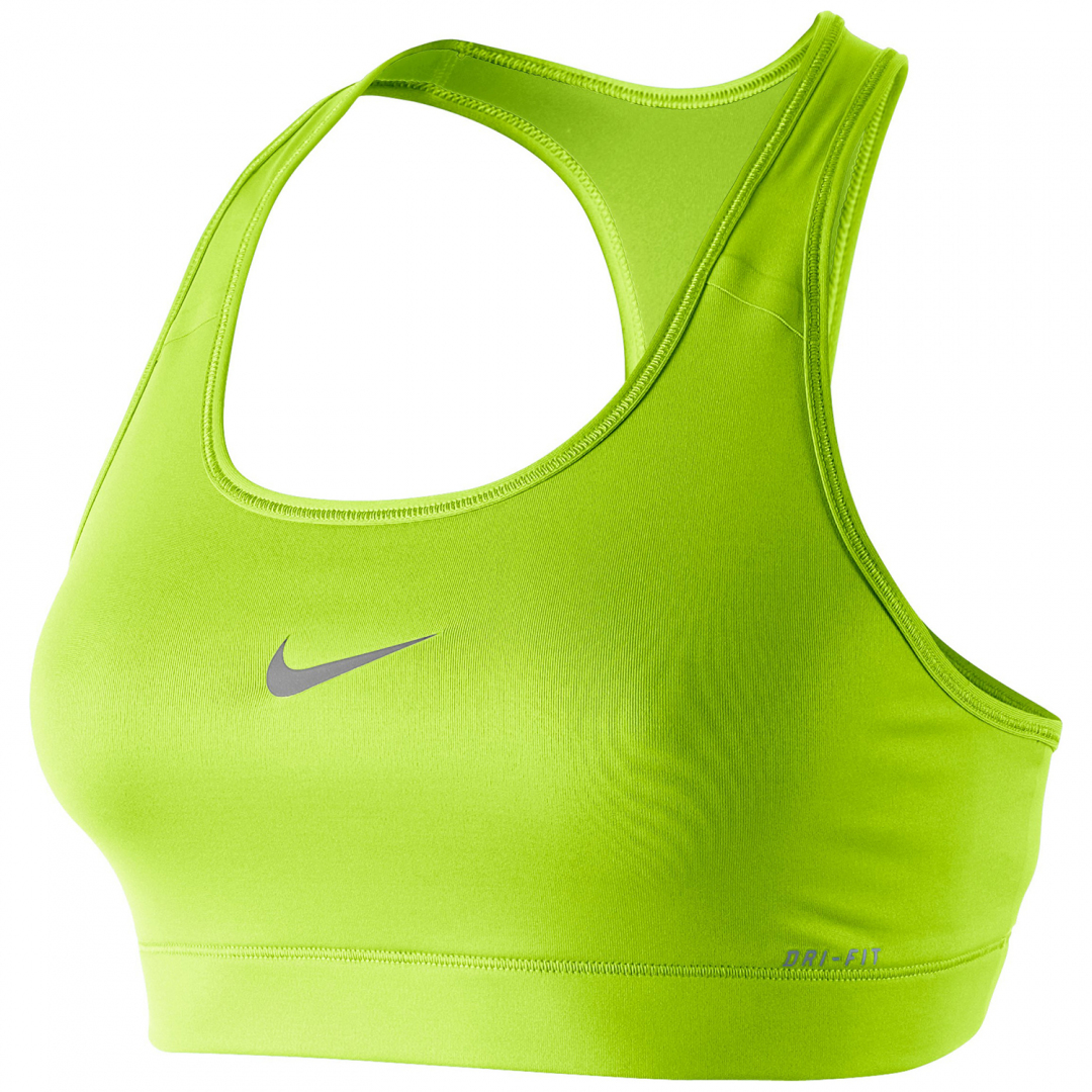 Зеленый топ Nike Pro Bra для йоги
