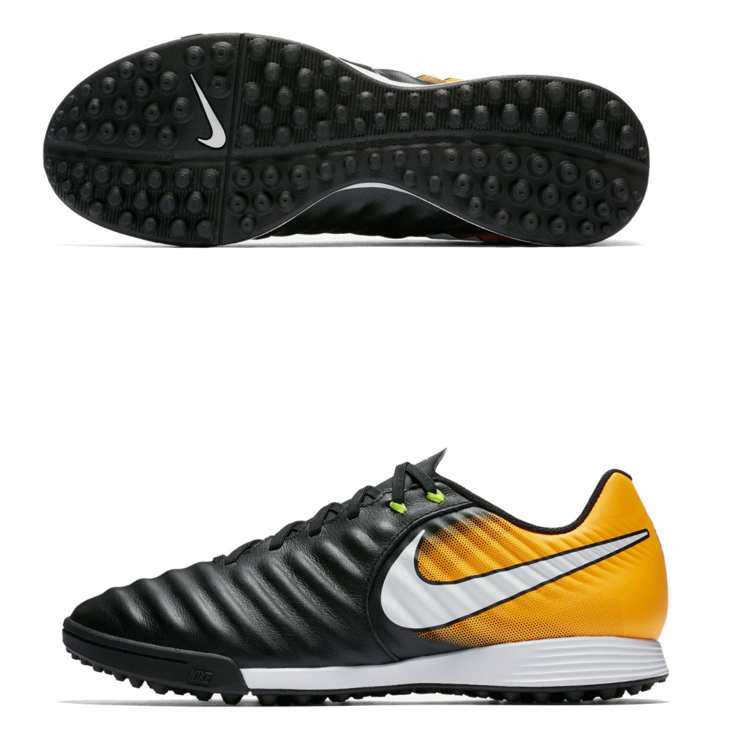 Сороконожки Nike (черный/оранжевый)