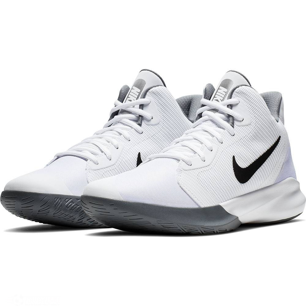 Белые баскетбольные кроссовки Nike Precision III