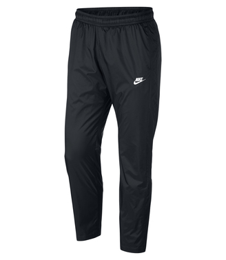 Штаны черные для бега Nike Nsw Pant Oh Woven Core Track плащевка