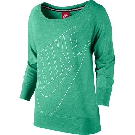 Зеленый свободный джемпер Nike