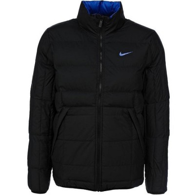 Двусторонняя стеганая куртка Nike (черный/синий)