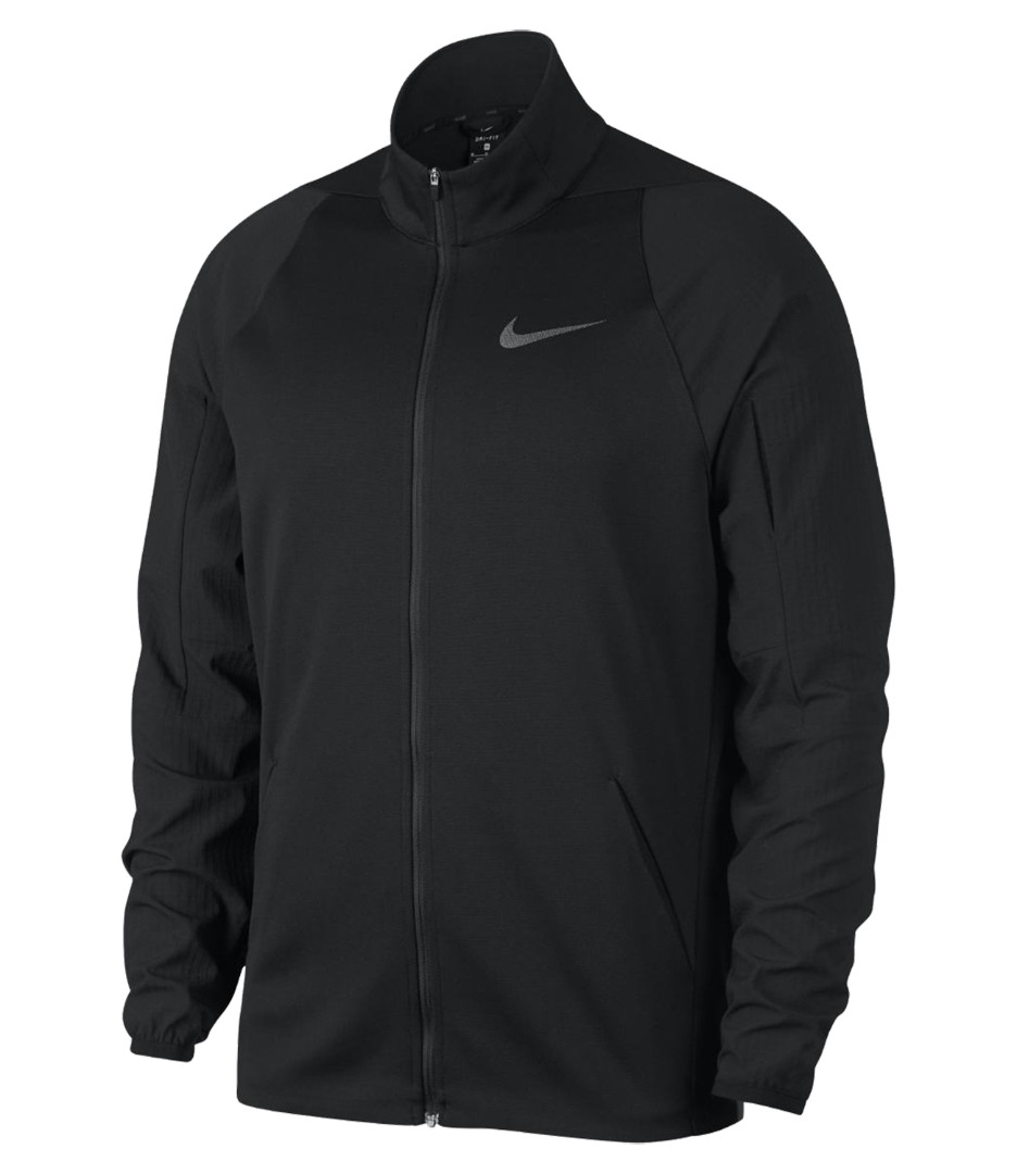 Черная спортивная куртка Nike без капюшона