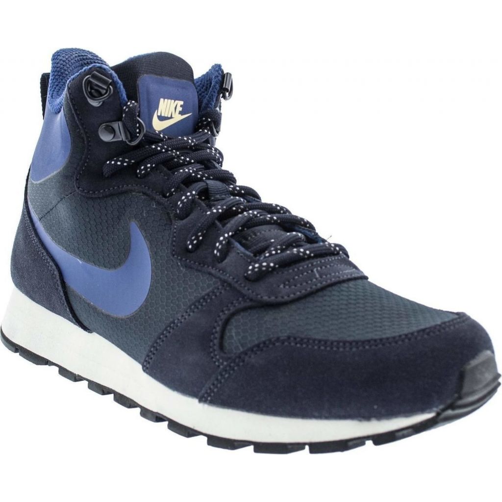 Синие высокие городские кроссовки Nike