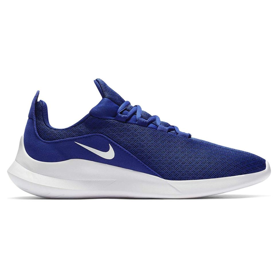 Синие беговые кроссовки Nike Viale с белой подошвой