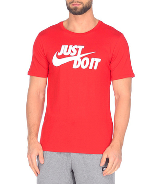 Красная футболка Nike Just Do It с надписью