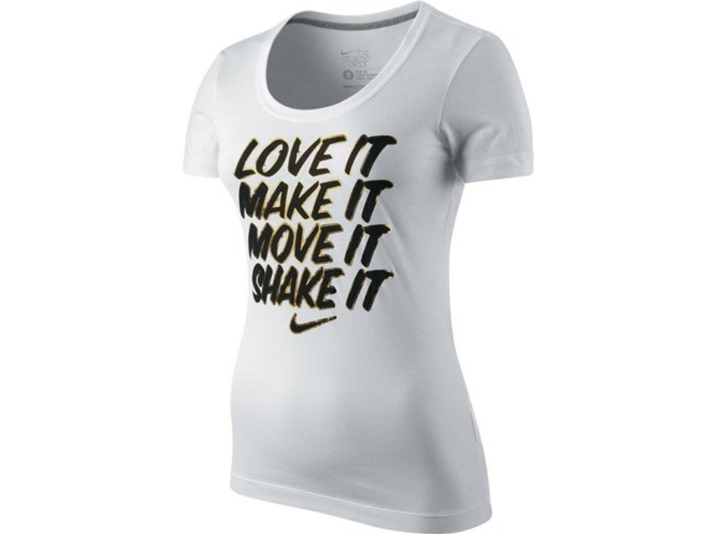Белая футболка Nike с надписью