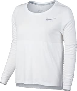 Женская белая беговая футболка NIKE 836799-100
