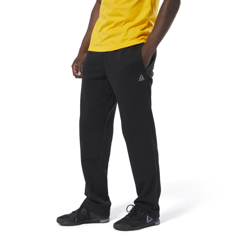 Спортивные трикотажные брюки Reebok Training Essentials черные