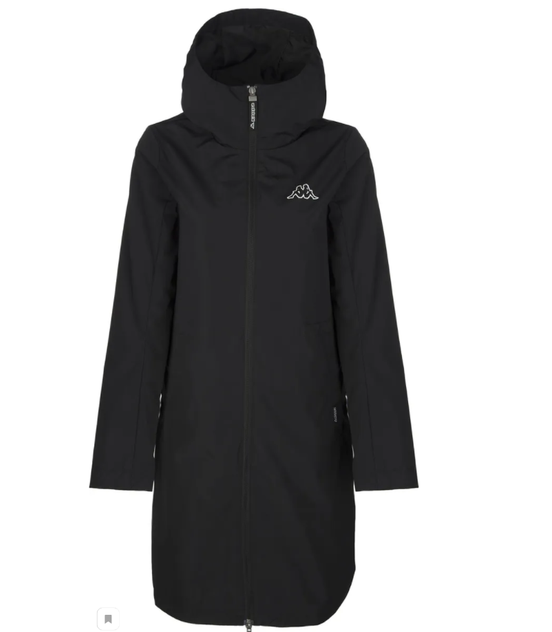Черное осеннее пальто Kappa Women's Short Coat