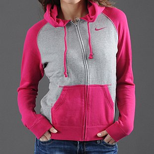 Спортивная толстовка Nike (розовый/серый)