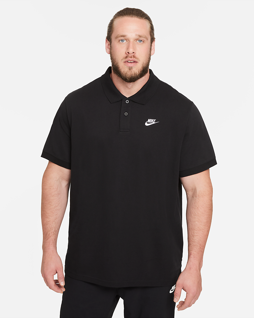 Черная футболка поло Nike Sportswear