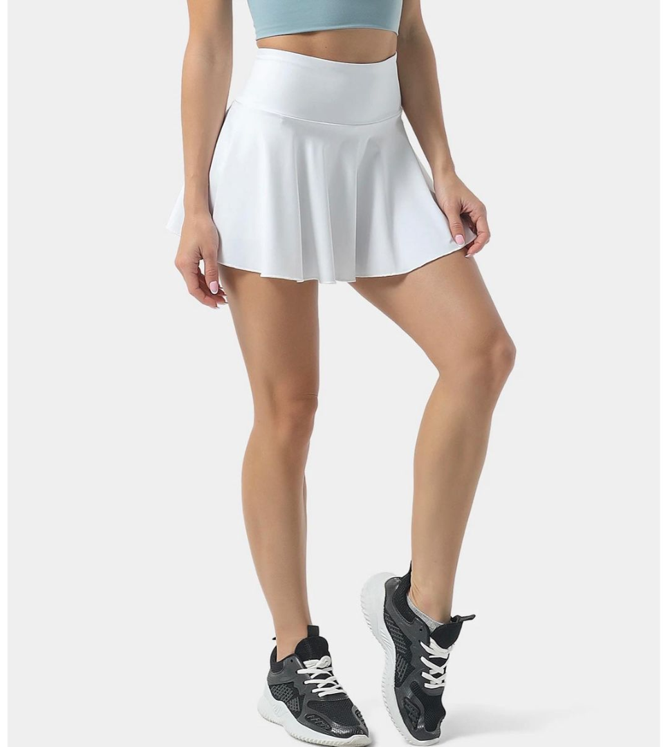 Белая юбка-шорты Adidas для спорта