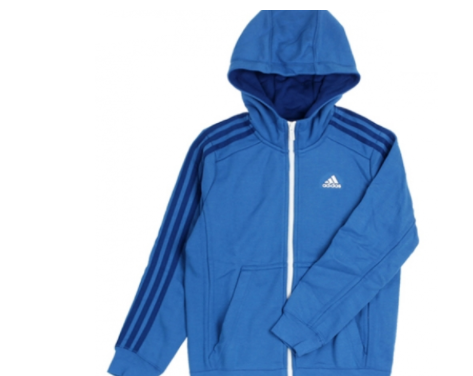 Голубая ветровка с капюшоном Adidas Store Genuine Youth Boy Essential Hood Zip Up