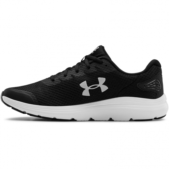 Черно-белые беговые кроссовки Under Armour Surge 2 Running Shoes