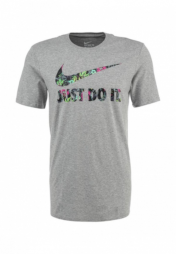Серая футболка Nike Just Do It с надписью