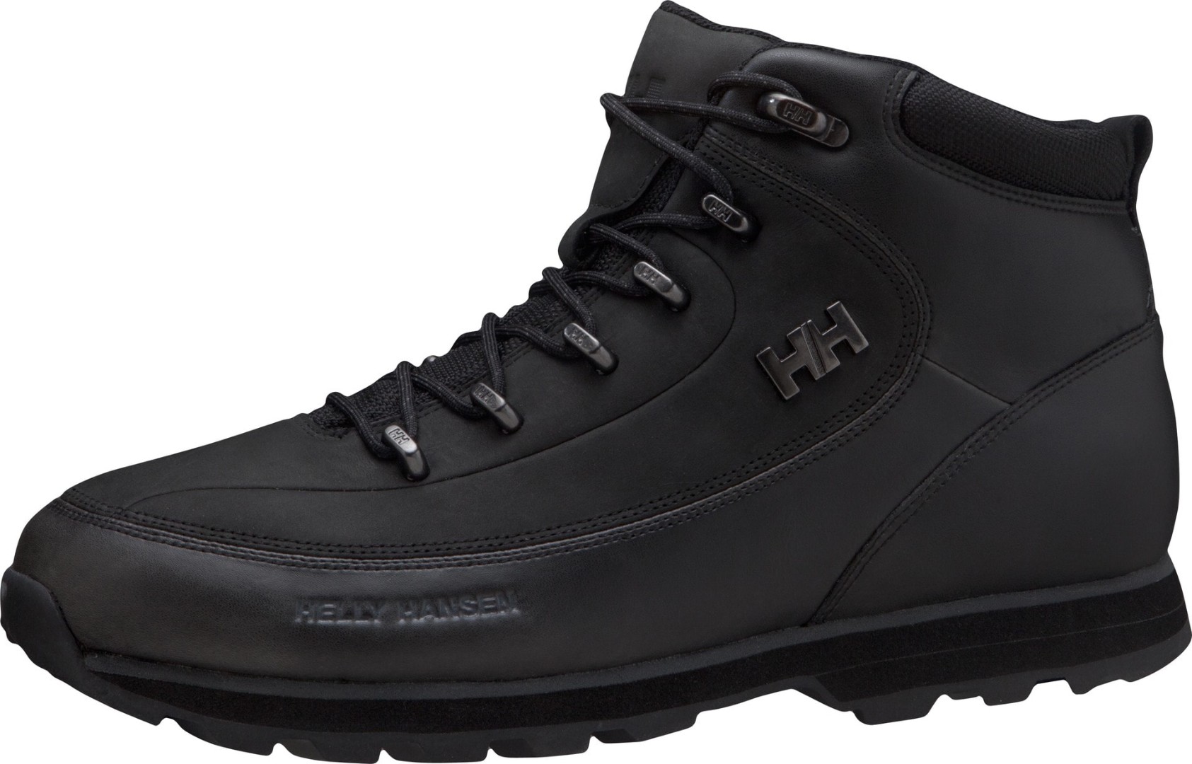 Черные зимние ботинки Helly Hansen The Forester из натуральной кожи