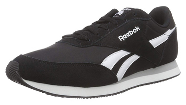 Черно-белые низкие кроссовки Reebok
