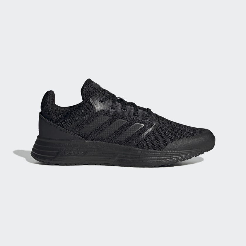 Черные кроссовки Adidas Galaxy 5 для бега