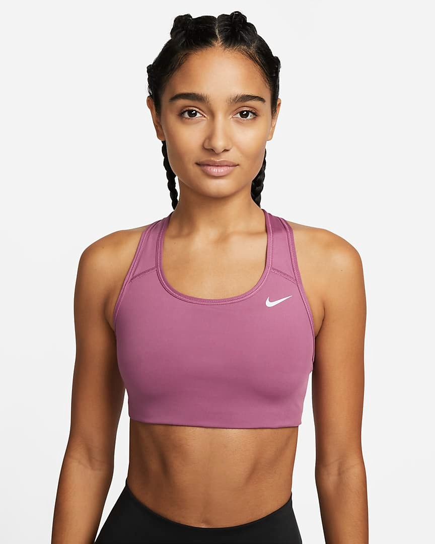 Топ Nike Dri-FIT Swoosh для бега и фитнеса
