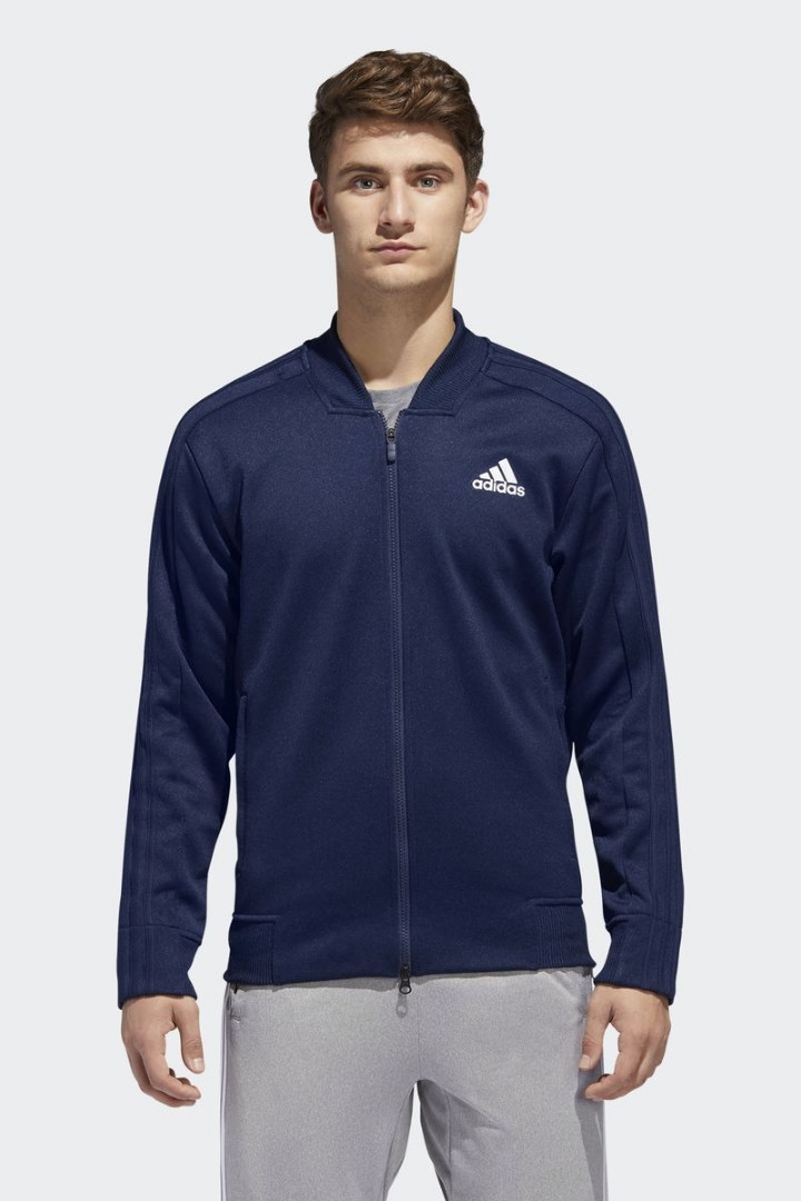 Темно-синяя олимпийка Adidas