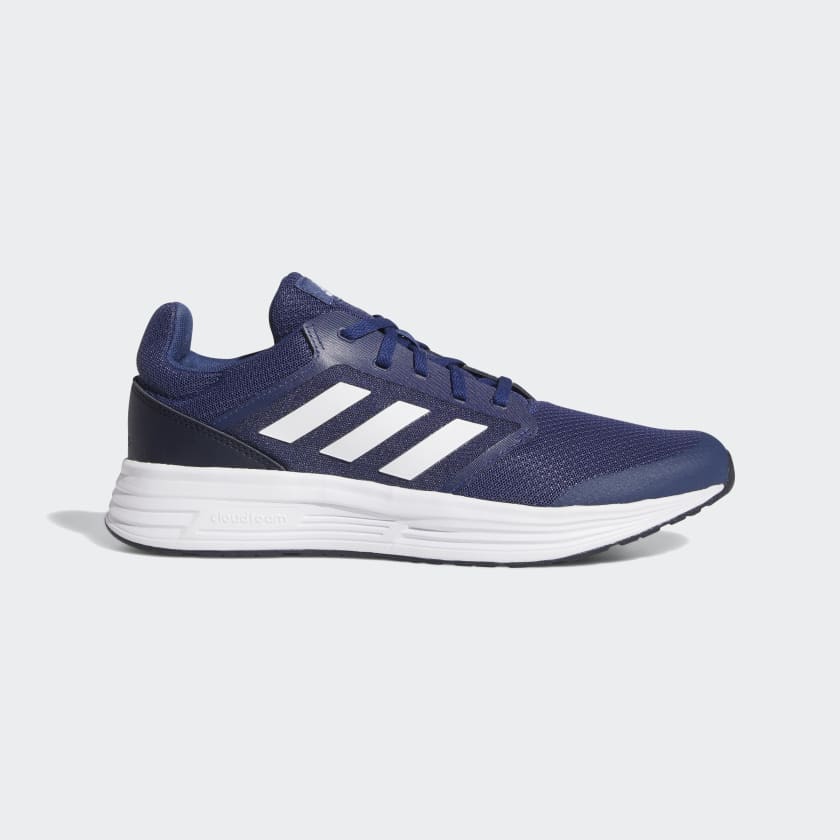 Синие кроссовки для бега Adidas Galaxy 5