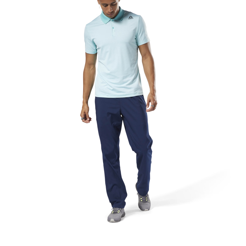Штаны для бега Reebok Training Essentials Woven синие