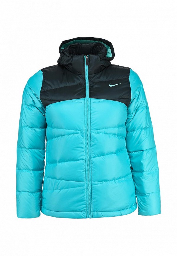 Теплая голубая куртка Nike