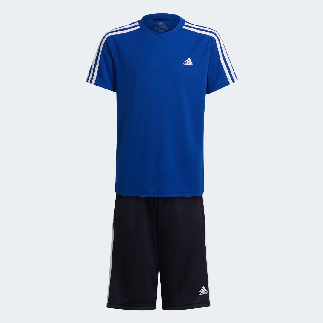 Спортивный костюм Adidas (черно-синий)