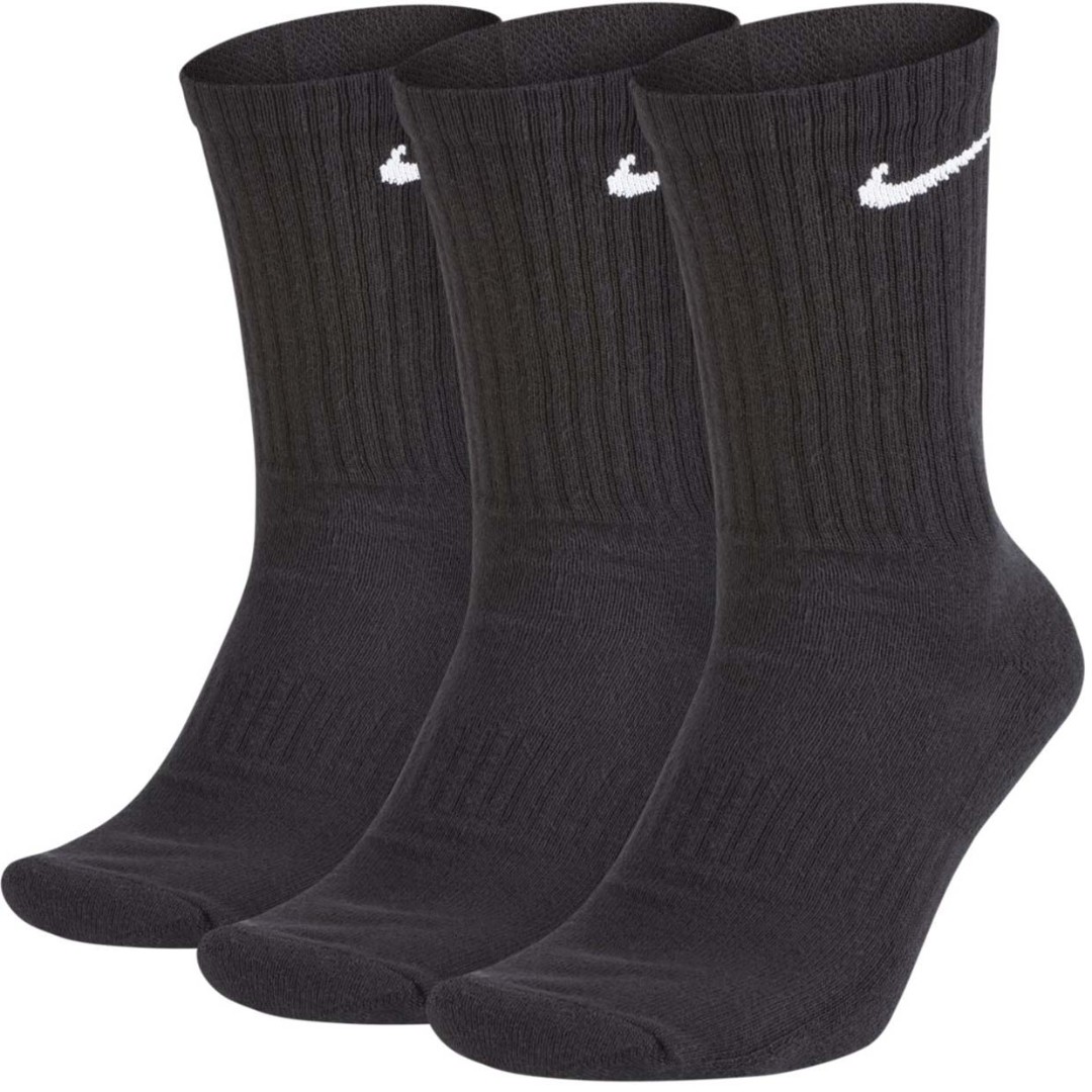 Высокие черные носки 3 пары Nike Everyday Cushion Crew
