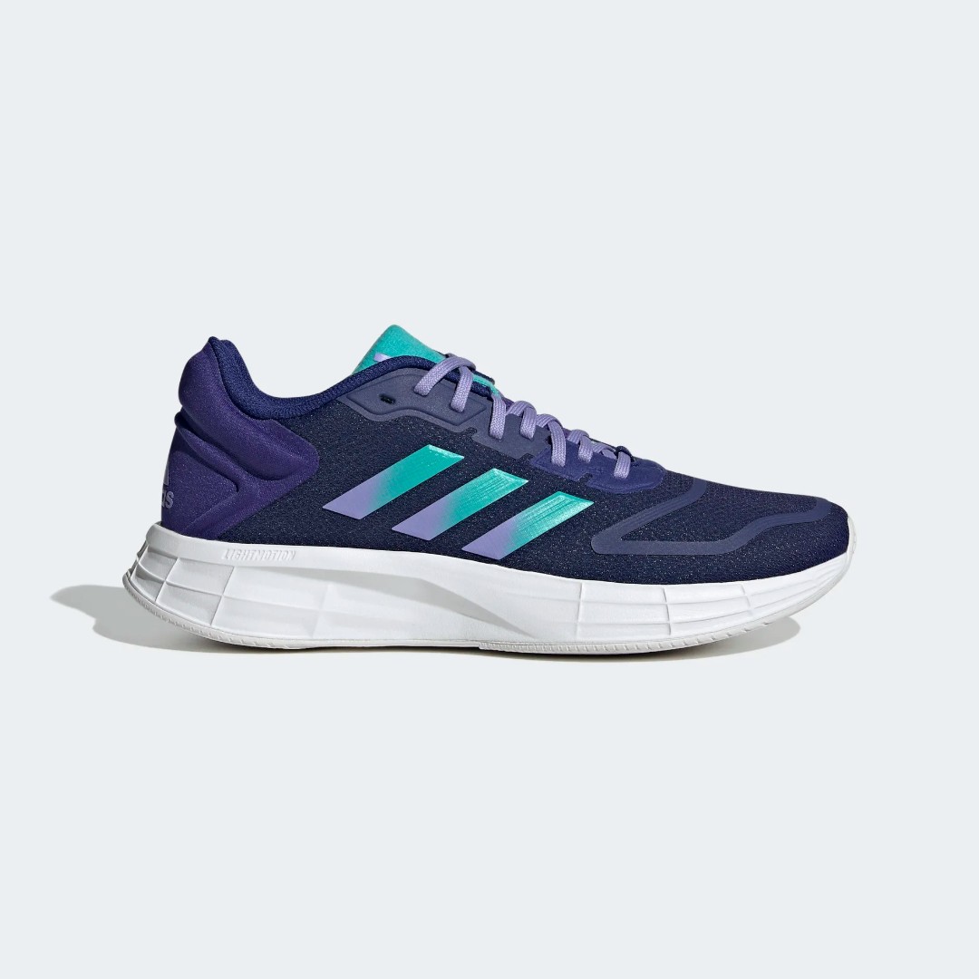 Синие кроссовки для бега Adidas Duramo 10