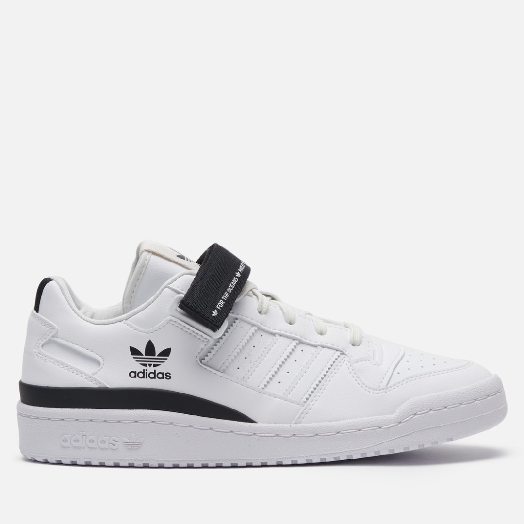 Белые кроссовки Adidas x Parley Forum Low для прогулок
