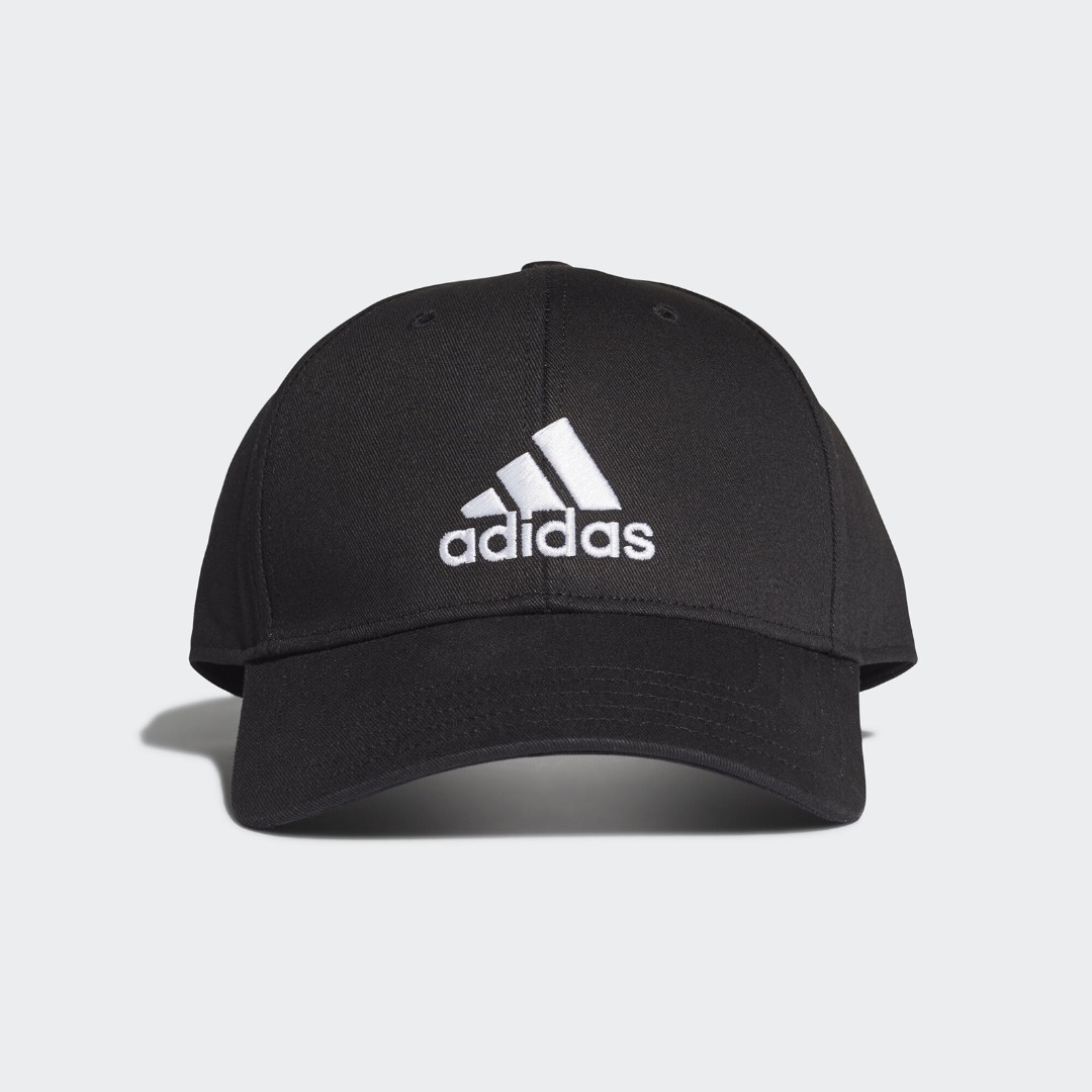 Черная хлопковая кепка Adidas Baseball