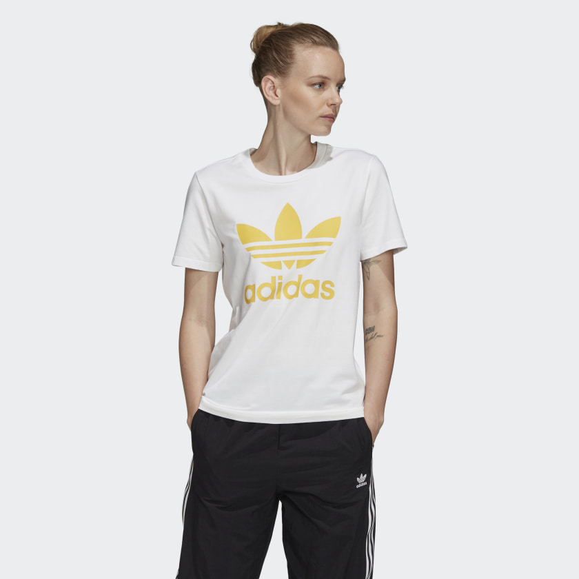 Белая футболка Adidas для фитнеса
