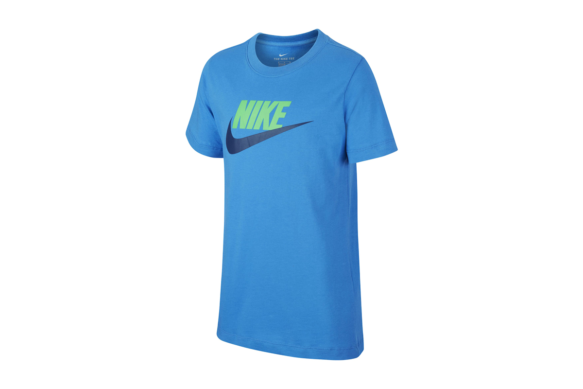 Подростковая футболка Nike Sportswear Older Kids' T-Shirt голубая