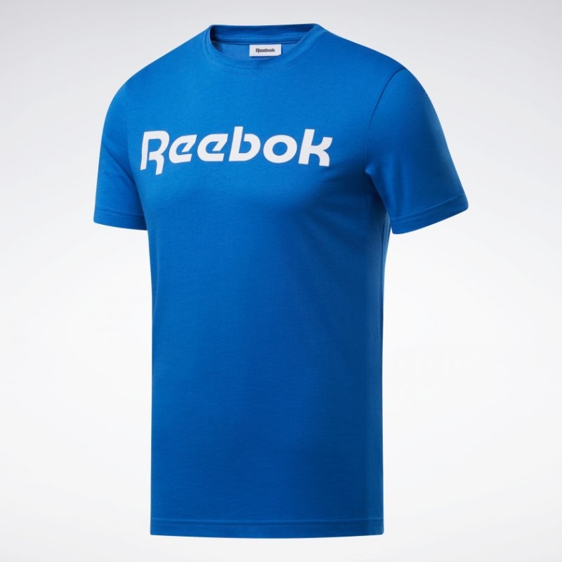 Компрессионная футболка Reebok Workout Ready синяя