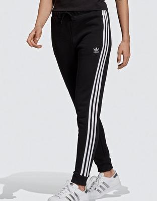 Черные брюки с лампасами Adidas Originals для прогулок