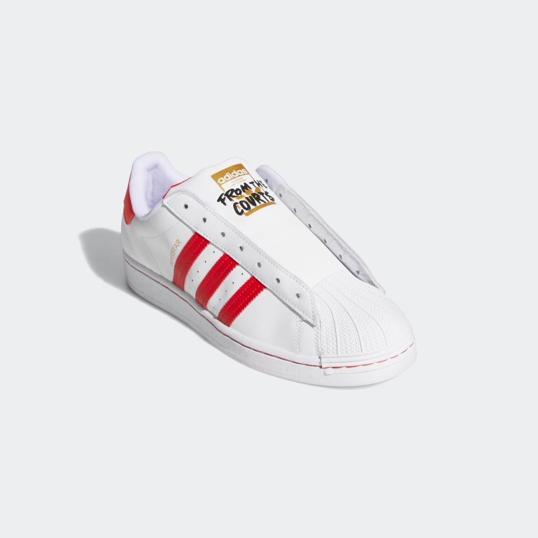Низкие кроссовки Adidas (белый/красный)