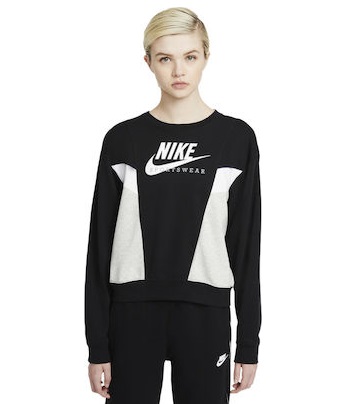 Черно-белый свитшот Nike (ч/б)