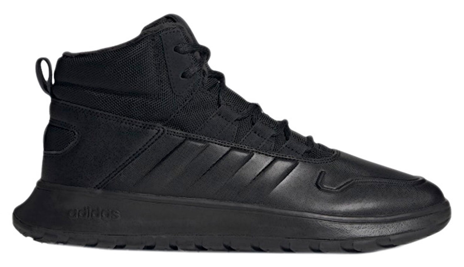 Черные высокие ботинки Adidas (демисезон)