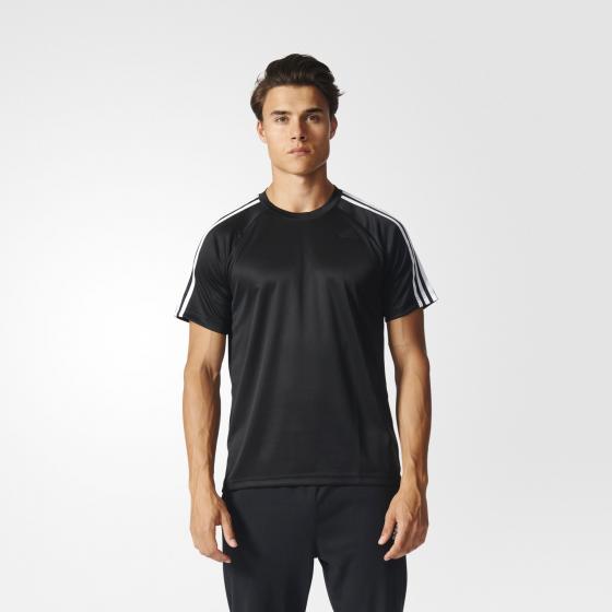 Футболка джерси Adidas черная (ч/б) с рукавами реглан