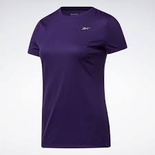 Фиолетовая футболка Reebok для бега и фитнеса
