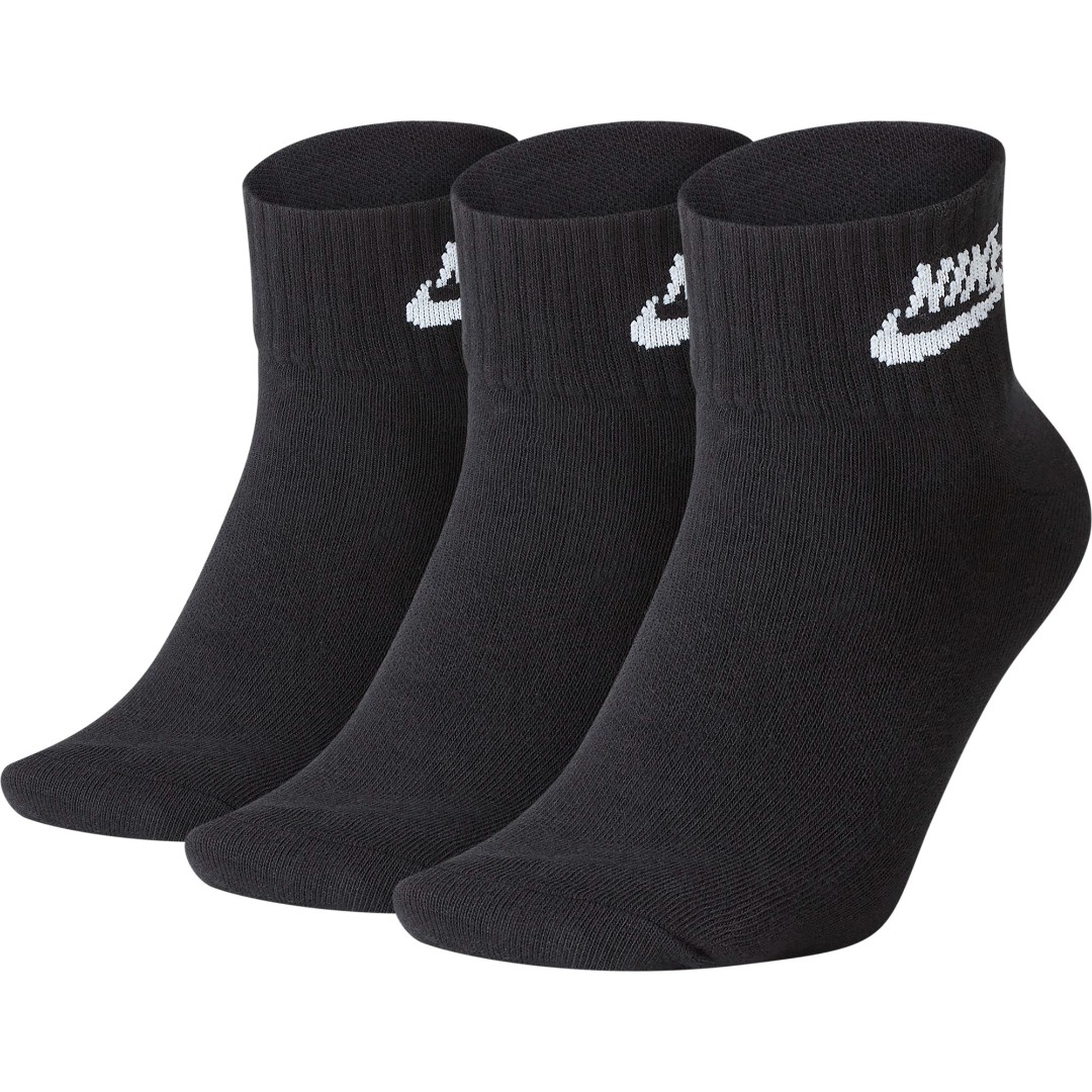 Носки черные Nike Everyday Essential (3 шт) для фитнеса