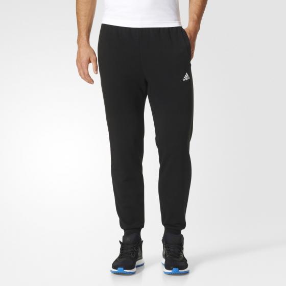 Черные брюки Adidas Athletics Essentials с резинкой внизу