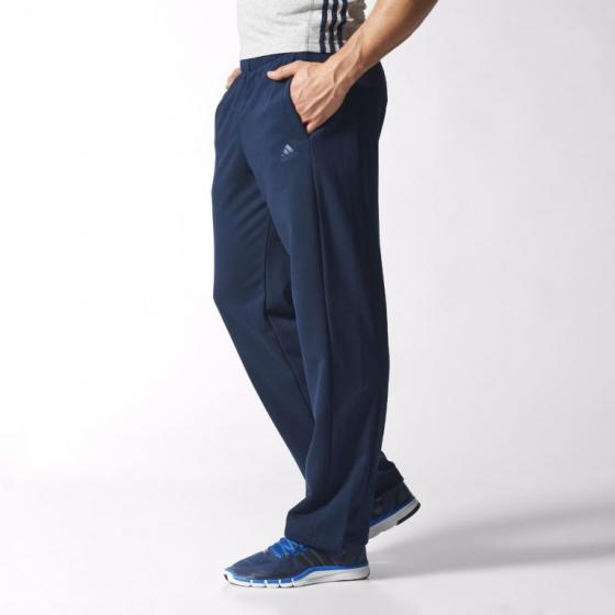 Трикотажные синие брюки Adidas Ess Pant Oh Ft