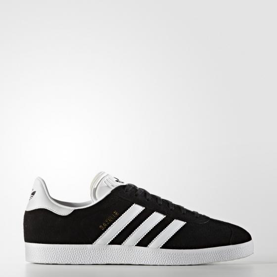 Черно-белые замшевые кроссовки Adidas