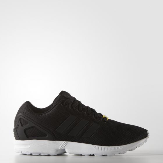 Черные беговые кроссовки Adidas ZX Flux